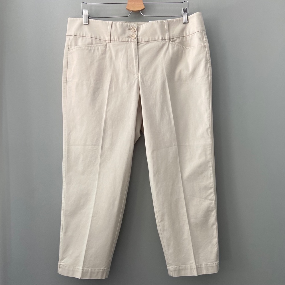 Loft Outlet Original Crop Size 12 Coastal Beige